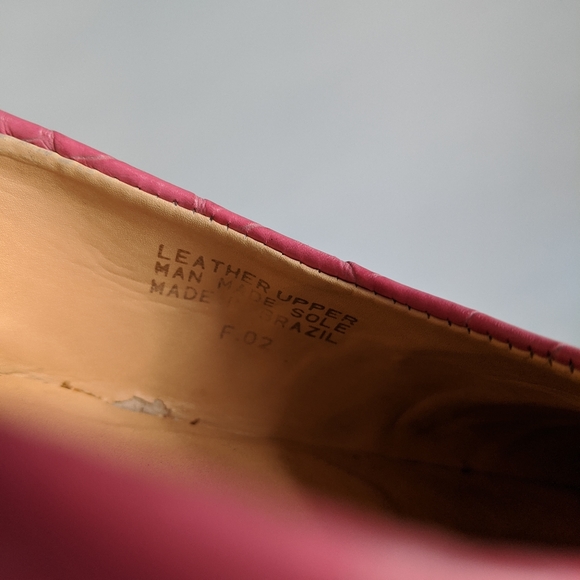 Aldo Crocodile Texture Leather Heels - Picture 6 of 10